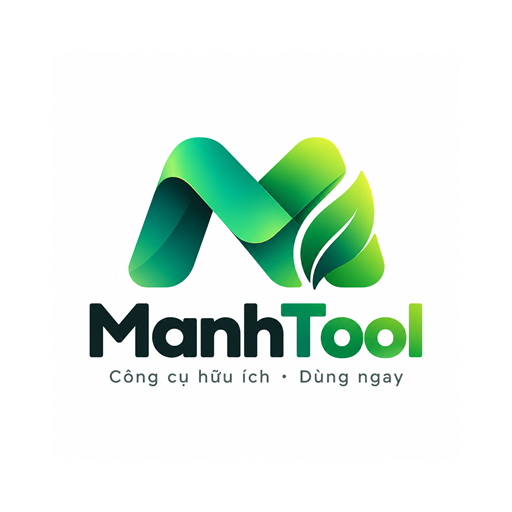 Logo ManhTool – Công cụ hữu ích, dùng ngay